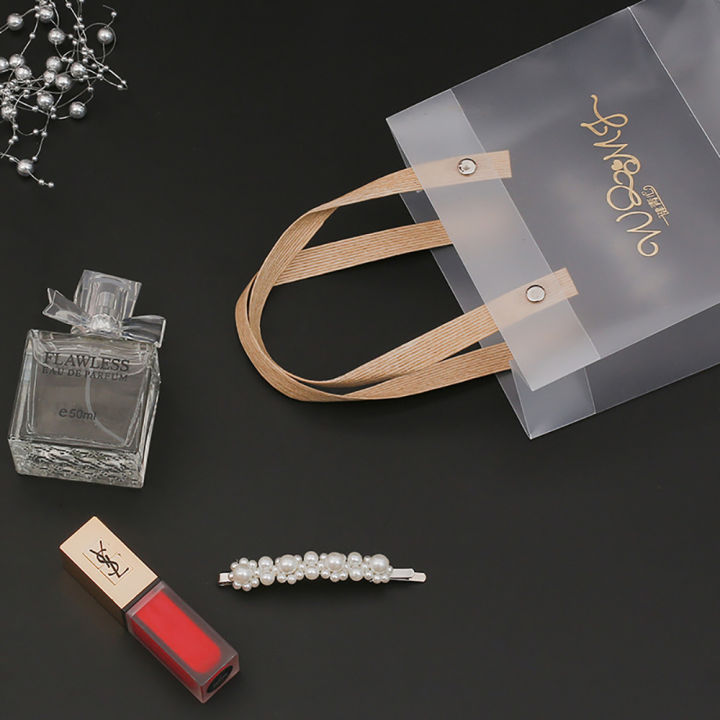10PCS%20Frosted%20Tote%20Bag%20PVC%20Waterproof%20Transparent%20Eco-friendly%20Companion%20%20Candy%20Bag%20-%20Image%207