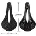 Elitaone 3D Printed Carbon Saddle 245x145mm Ultralight 160g Cycling Seat Triathlon Road MTB Mountain Gravel Bike Accessories.