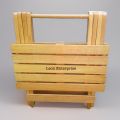 Portable Table(Rubber Wood). 