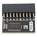 20Pin TPM 2.0 Encryption Security Module PCB Material for Win11 Gigabyte ASUS Stable Replacement Computer Accessories. 