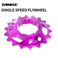 TANKE-Single Speed Flywheel Conversion Kit,18T,Cassette Cog,MTB Road Bike Sprocket for Freewheel Chain,7075 aluminum alloy CNC. 
