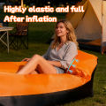 Multi-color Outdoor Inflatable Lazy Sofa Portable Air Lounge Chair Camping Travel Beach. 