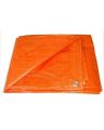 Orange Plastic Tarpaulin - 12ft x 24ft. 
