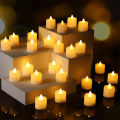 6-48Pcs Flameless LED Candle Lights Creative Wishing Led Tea Lamp Warm White Halloween Wedding Christmas Decoration Candle Light. 