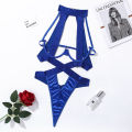 Sexy Lingerie Set Bandage Sexy Lingerie Bodysuit Women Halter Hollow Out Exotic Clothes Black Porn Bottom Sissy Hot Sensual Body. 