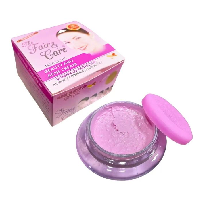 The Fair And Care Beauty Cream Night Cream Beauty & Acne Cream Vitamin UV Protector Advance Formula 100% Results