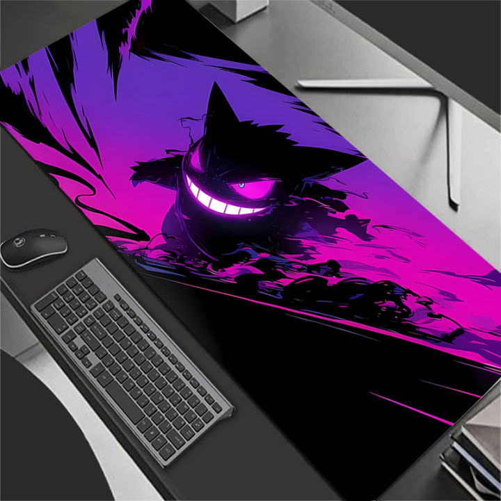 90x40cm%20Mouse%20Pad%20Gamer%20Large%20Computer%20Notebook%20Pc%20Mousepad%20xxl%20Carpet%20Gaming%20Accessories%20P-Pokemons%20G-Gengar%20Keyboard%20Desk%20Mat%20-%20Image%205