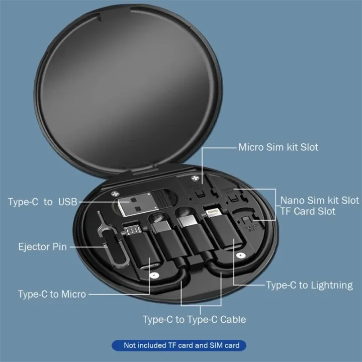 Portable%20Data%20Cable%20Storage%20Box%20with%20Phone%20Holder%20Compact%20Lightweight%20Cable%20Adapter%20Conversion%20Head%20Organiser%20Finishing%20Box%20-%20Image%203