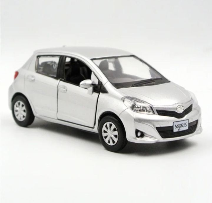 RMZ City Toy Vehicle Diecast Model 1:36 Scale TOYOTA Yaris Vitz Pull Back Doors Openable Car Educational