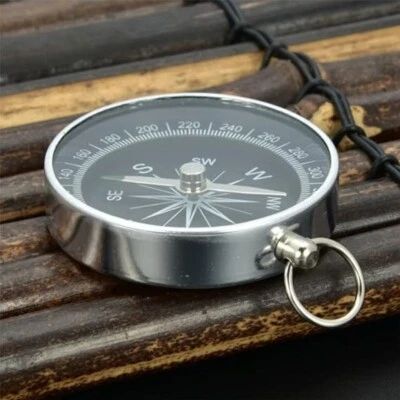 Premium Pocket Compass for Hiking Camping | Outdoor Survival Guide Tool