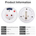 Tuya WiFi Timer Socket 24‑Hour Mechanical Rotary Timer Switch LCD Display Household Automatic Countdown Control for Appliances. 