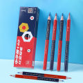 10Pcs Big Pencil,Red&Blue Double-Ended,Medical Science Laboratory Plotting Construction Wood Working Mark Stationery. 