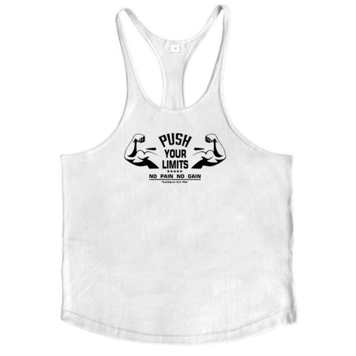 Men's%20Cotton%20Gym%20Stringer%20Tank%20Tops%20PUSH%20YOUR%20LIMITS%20Running%20Vests%20Y-Back%20Bodybuilding%20Sleeveless%20Shirt%20Muscle%20Fitness%20Singlets%20-%20Image%207