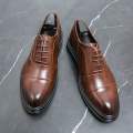 Brown Premium Leather Lace Up Formal Shoe For Men. 