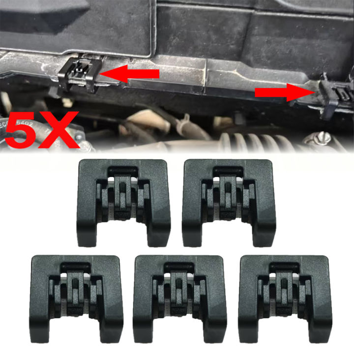 5Pcs Car Front Windshield Visor Clips For Nissan X-trail Qashqai Teana Tiida Livina Sylphy Geniss Venucia