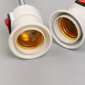 Direct plug swivel lamp head lamp mouth E27 large screw lamp holder type universal hose with switch. 