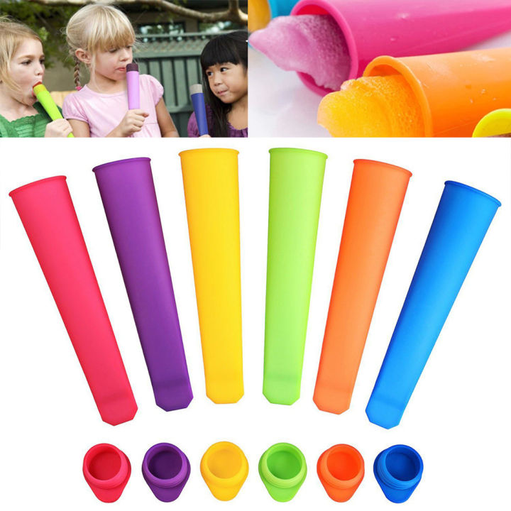 1Pc Silicone Push Up Frozen Stick Ice Cream Yogurt Jelly Lolly Maker Mould
