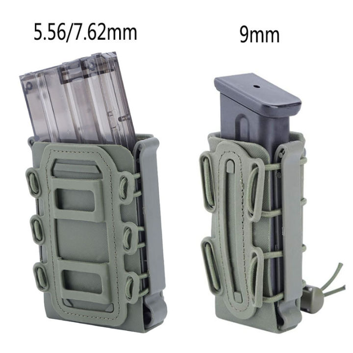 Hunting 5.56 7.62 9mm Magazine Pouch Molle Scorpion Fast Mag Quick ...