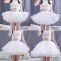 Boneless Ultra Poof Petticoat for Lolita - Wire-Free Soft Tulle Skirt Puffer, Flying Saucer Cut for Daily Cosplay & Maid Dresses. 