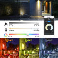 MARPOU LED 220V Tuya intelligent RGB spotlight outdoor lighting 30W 50W 100W adjustable light with voice control floodlight. 