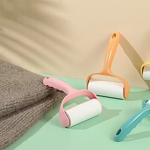 Strong Sticky Lint Roller Dust Hair Removal Cover Refillable Remove Clean Bedroom Carpet Hair Fur Dust