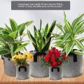 Breathable Plant Fiber Grow Bags Non-Woven Tomato Tree Planting Felt Flower Pots|30 Gallon. 