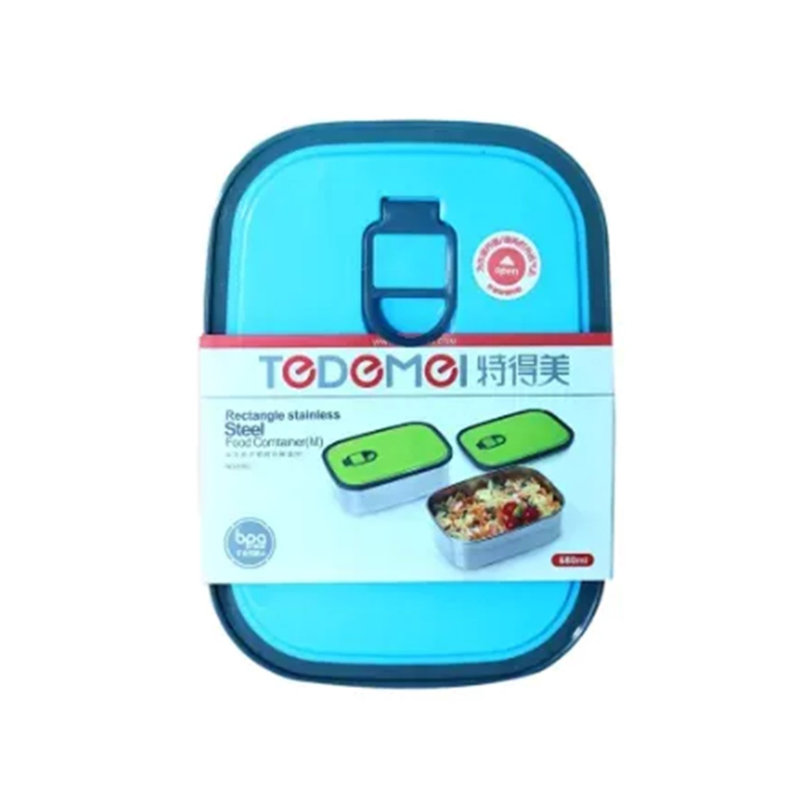 Tedemei Stainless Steel Tiffin Box 6900 – 350 ML Compact & Durable Food Container