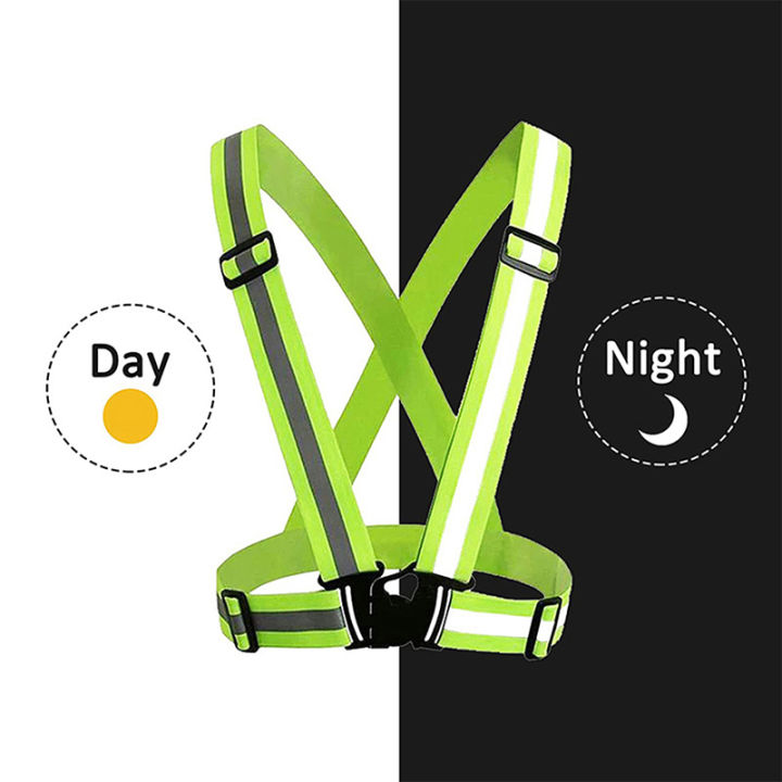 1%20Pc%20Highlight%20Reflective%20Straps%20Night%20Running%20Riding%20Clothing%20Vest%20Adjustable%20Safety%20Vest%20Elastic%20Band%20For%20Adults%20And%20Children%20-%20Image%205