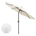 3M Sunshade Cover Spare Fabric UV Protection Polyester Umbrella Surface 6 Bones Poles Cloth No Stand Hanging Umbrella Cloth. 