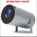 Projector Hy300 PRO 4K Android 11 dual WiFi 6 260 Ansi Home cinema outdoor projector. 