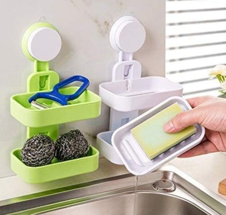 Plastic%20Double%20Layer%20Wall%20Mounted%20Soap%20Holder%20-%20Image%205