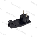 France Germany Plug Adapter 16A Male AC Outlets Rewireable Schuko Electeic Socket Euro Connector Ultra Thin Hidden Power Plug. 