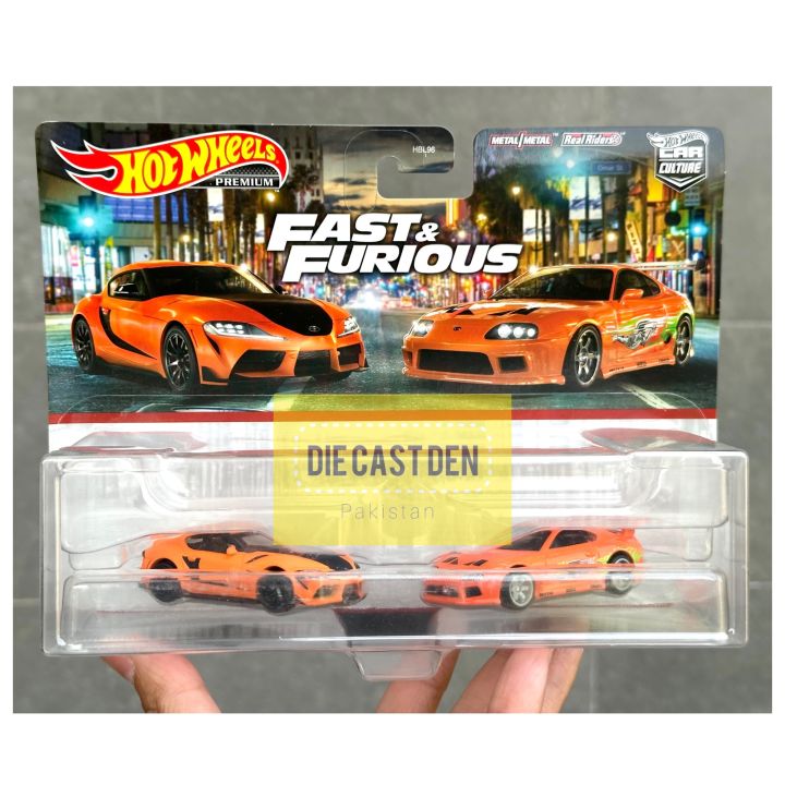 Toyota%20Supra%20mk4%20mk5%20Orange%20Fast%20and%20Furious%201:64%20Scale%20Hot%20Wheels%20Premium%20Car%20Culture%20-%20Image%203