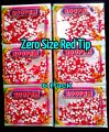 Zero Size Red Color Tip / Bindi - 6 pack. 