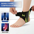 1pcs Professional Ankle Support Brace for Sports Breathable Compression Stabilization Injury Prevention Reduced Risk of Sprains.