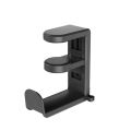 No Punch Table Clip Hook Headphone Holder 360 Degree Rotating Headphone Holder Miscellaneous Storage Hanging.