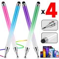 4/1 Pcs Universal 2 in 1 Stylus Pen for Smart Phone Tablet Drawing Capacitive Pencil Android Screen Touch Pen For iPhone Samsung.