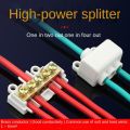 High Power Splitter Quick Wire Connector Terminal Block Electrical Cable Junction Box ZK-M306 ZK-M406 Connectors. 