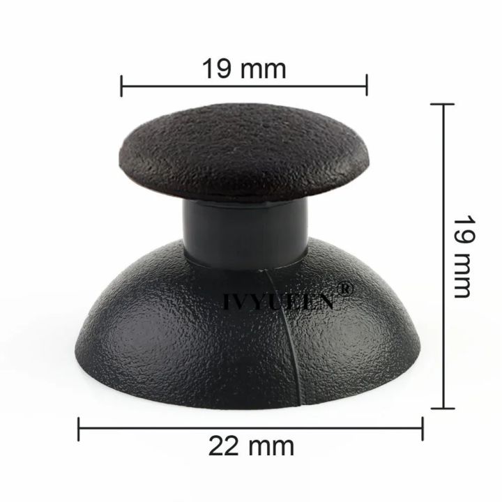IVYUEEN%206%20PCS%20Black%20Replacement%203D%20Analog%20Thumb%20Stick%20for%20PlayStation%203%20PS3%20Controller%20Joystick%20Mushroom%20Cap%20Grip%20for%20Dualshock3%20-%20Image%206