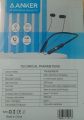 Anker Neckband Wireless Bluetooth Earphones Neckband Style with Mic And Volume Rocker for iPhone. 