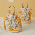 VIKAMA 10pcs Fresh Flower Bags, Wedding Gift Bags, Sweet Bags, Multi-Functional Drawstring Pouches, Durable And Beautiful.