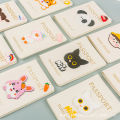 Anime Themed Passport Cover Trendy Travel Document Holder for Daily Essentials bag passport covers.