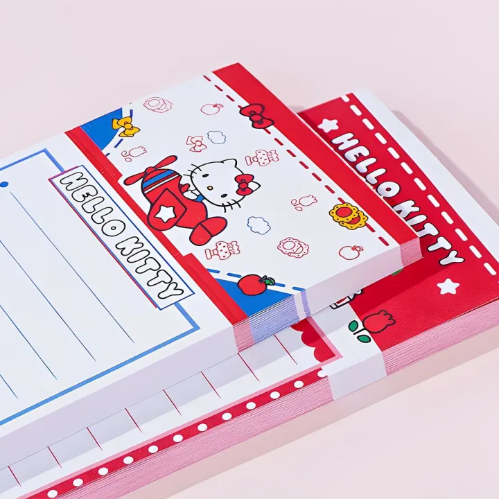 Genuine%20Sanrio%20Hello%20Kitty%20Memo%20Pad%20Sticky%20Cute%20Notes%20Stationery%20Label%20Notepad%20Planner%20Sticker%20School%20Supplies%20Girls%20%20-%20Image%202