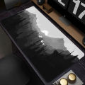 Mouse pad black landscape mountain sunset mouse pad extended pad mouse computer non-slip carpet computer mouse pad office. 