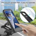 360 Rotation Universal Waterproof Motorcycle Bike Phone Holder For Samsung iPhone Bike Holder Adjustable Full Protective Case Cover Phone Holder PT. 