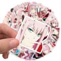 Darling In The Franxx Anime Stickers Decals Skateboard, Laptop, Suitcase, Motorcycle 10/25/50Pcs. 