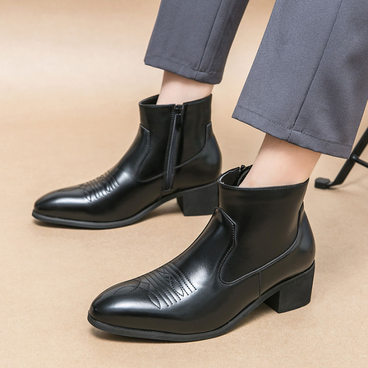 Black%20Western%20Boots%20for%20Men%20Cowboy%20Brown%20Chelsea%20Boots%20Zipper%20Ankle%20Business%20Boots%20Size%2038-46%20Free%20Shipping%20-%20Image%204