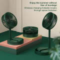 Telescopic folding chargeable fan. 
