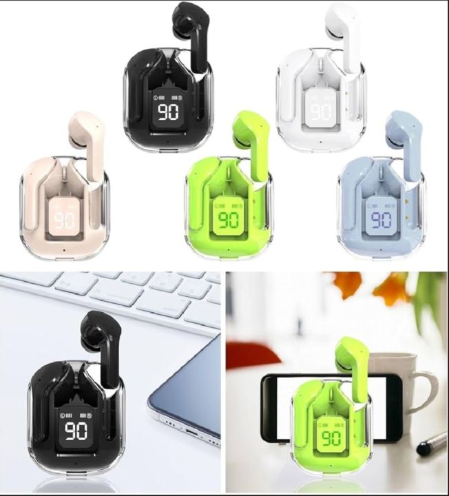 Air 31 True Wireless Bluetooth 5.0 Earbuds with Super Sound Bass, Charging Case, Extra Earbuds, Pop Up Feature, Compatible with All Devices