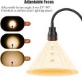 Zoomable LED Reading Lights USB Clamp Book Light Flexible Gooseneck Read Night Light Adjustable Book Lamp Studing Reading Lamp.